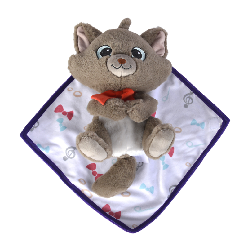  berlioz chat peluche couverture violet 25 cm 